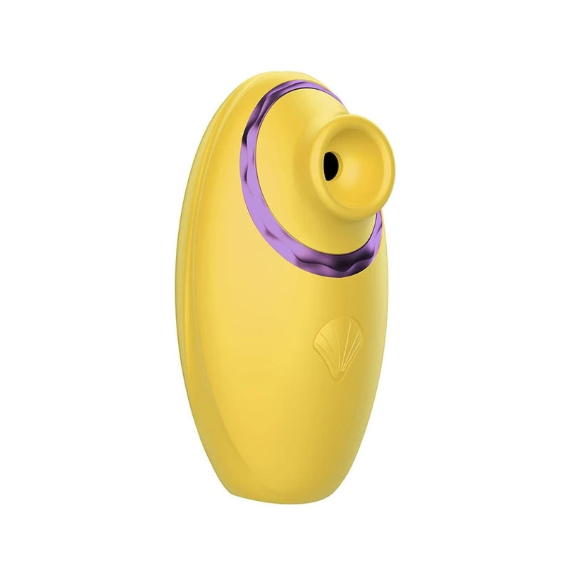 Estimulador Clitoriano 3 em 1 La Sirena Amarelo com Roxo