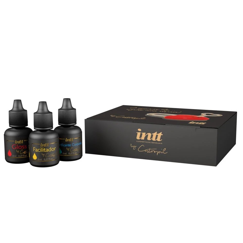 Kit Primeiro Anal Gel Beiável, Gel Facilitador E Gel Deslizante 8G Cada