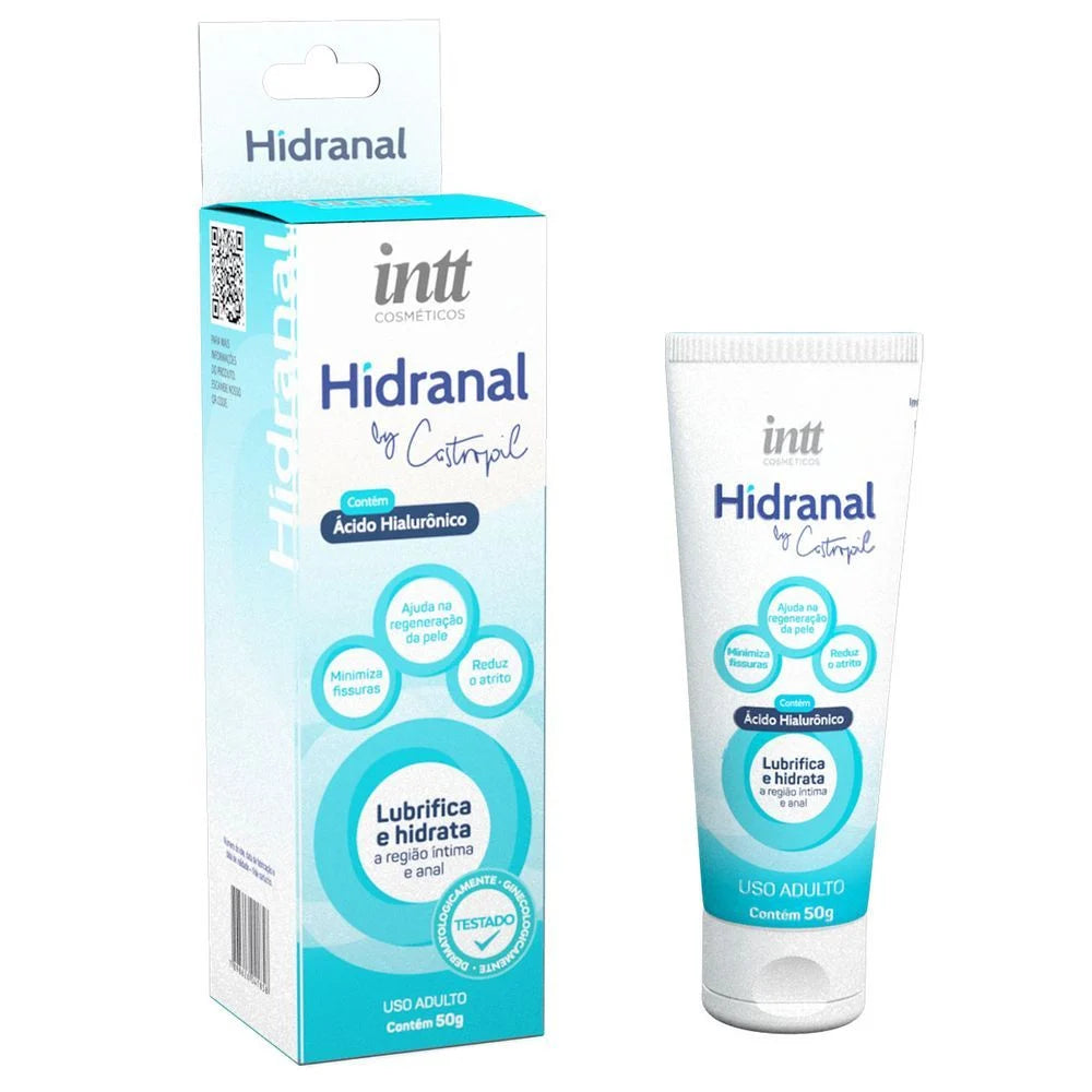 Hidranal Lubrificante Íntimo E Anal Com Ácido Hialurônico 50G