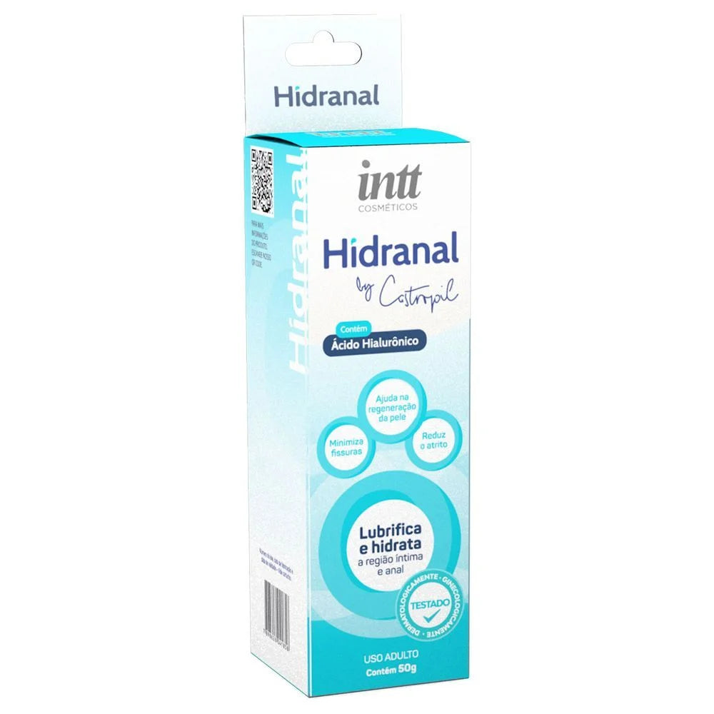 Hidranal Lubrificante Íntimo E Anal Com Ácido Hialurônico 50G