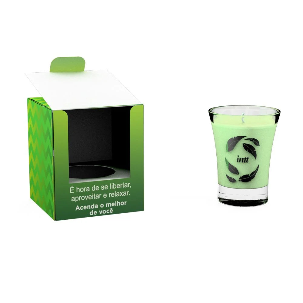 Vela De Massagem Beijável Menta 40G