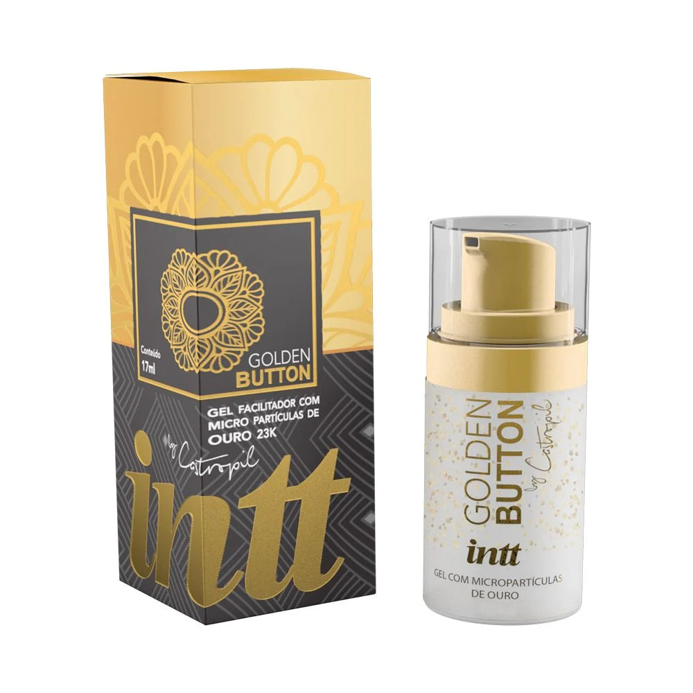 Golden Button Gel Facilitador Com Particulas De Ouro 23K 17Ml