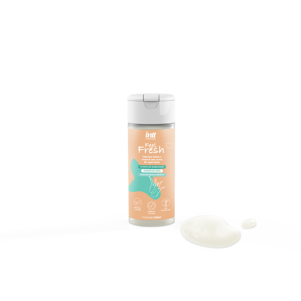Feel Fresh Sabonete Íntimo E Corporal Com Aroma De Capim Limão Intt Wellness 100Ml