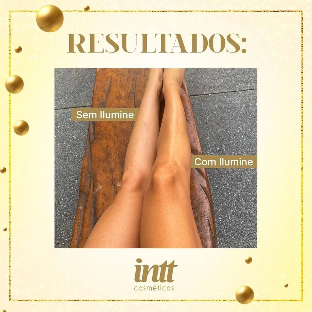 Ilumine Iluminador Corporal Com Aroma De Baunilha 60Ml