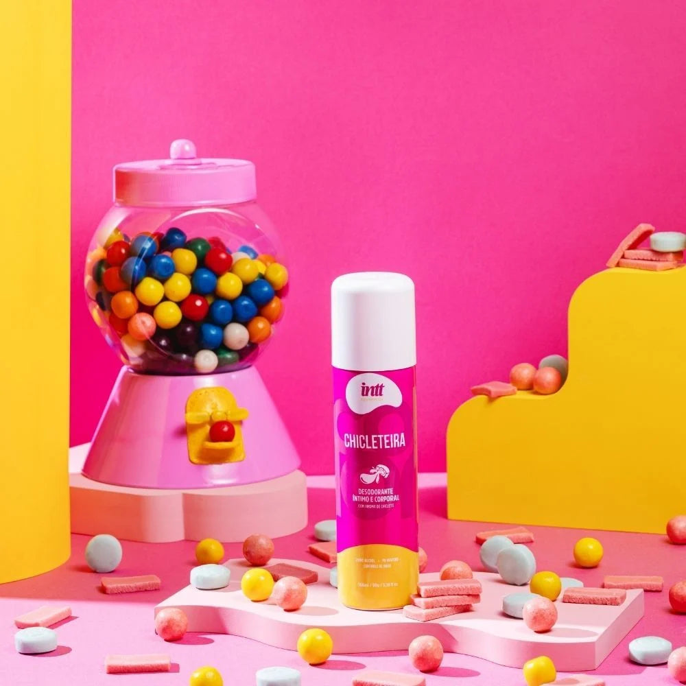 Chicleteira Dedodorante Íntimo E Corporal Com Aroma De Chiclete