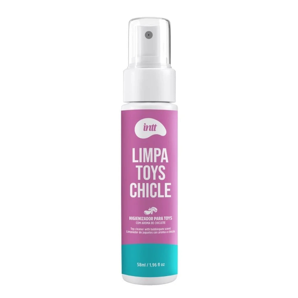 Limpa Toys Chicle Higienizador De Vibradores Com Aroma De Chiclete 58Ml