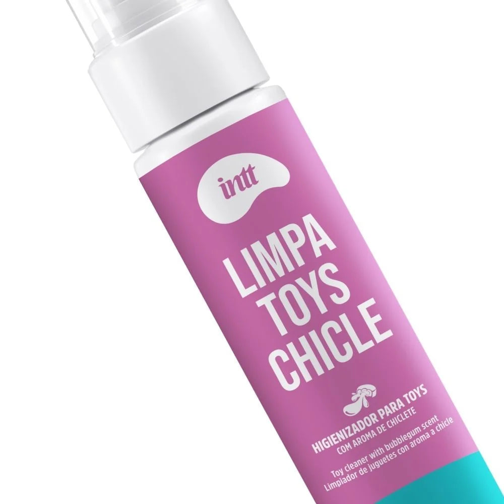 Limpa Toys Chicle Higienizador De Vibradores Com Aroma De Chiclete 58Ml