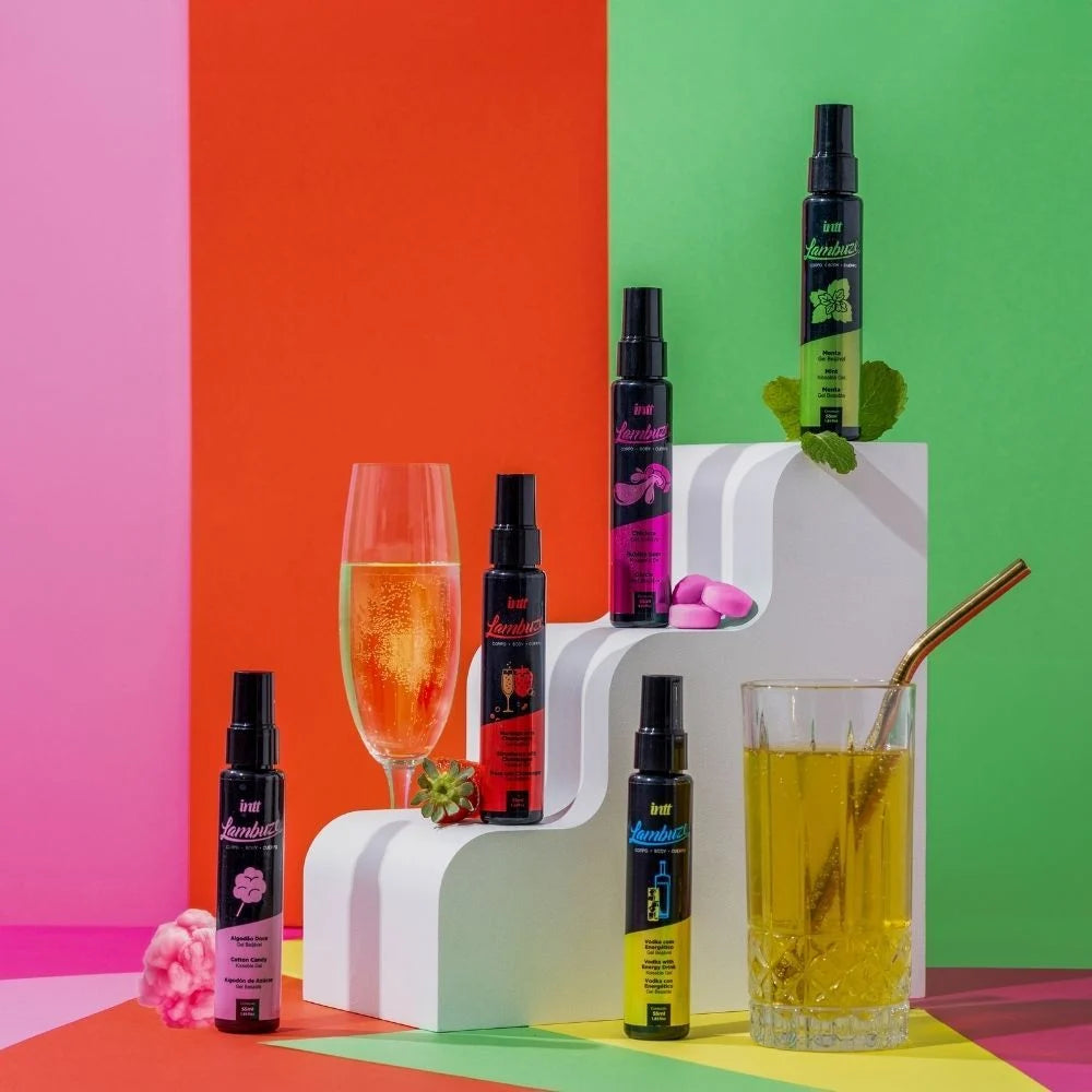 Lambuze Chiclete Gel Beijável Com Efeito Quente 55Ml