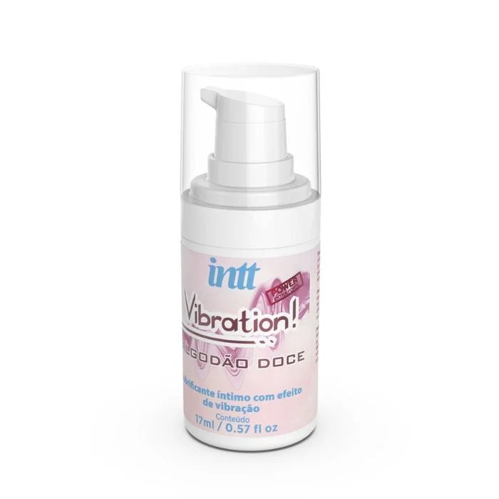 Vibration Power Algodão Doce Gel Com Efeito De Vibração, Pulsação E Aquecimento 17Ml