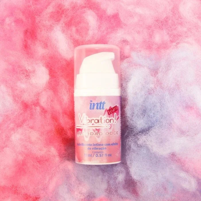 Vibration Power Algodão Doce Gel Com Efeito De Vibração, Pulsação E Aquecimento 17Ml