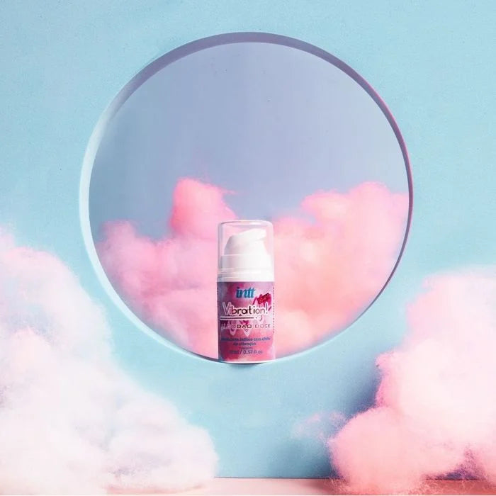 Vibration Power Algodão Doce Gel Com Efeito De Vibração, Pulsação E Aquecimento 17Ml