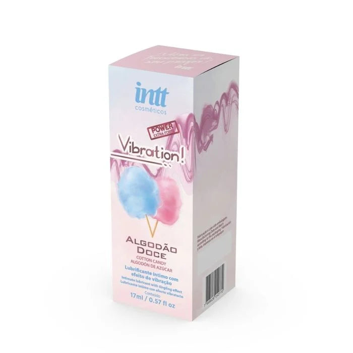 Vibration Power Algodão Doce Gel Com Efeito De Vibração, Pulsação E Aquecimento 17Ml