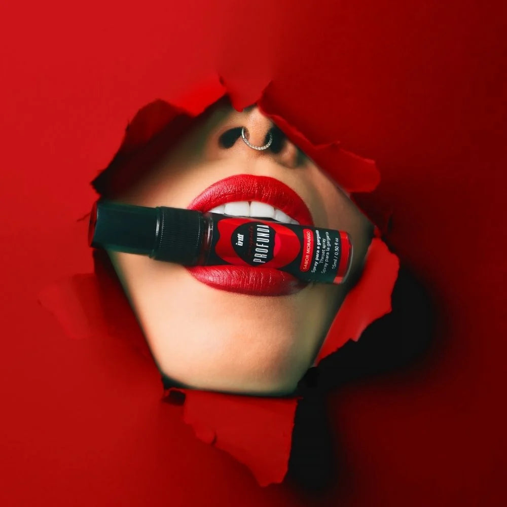 Garganta Profunda Com Aroma De Morango 15Ml