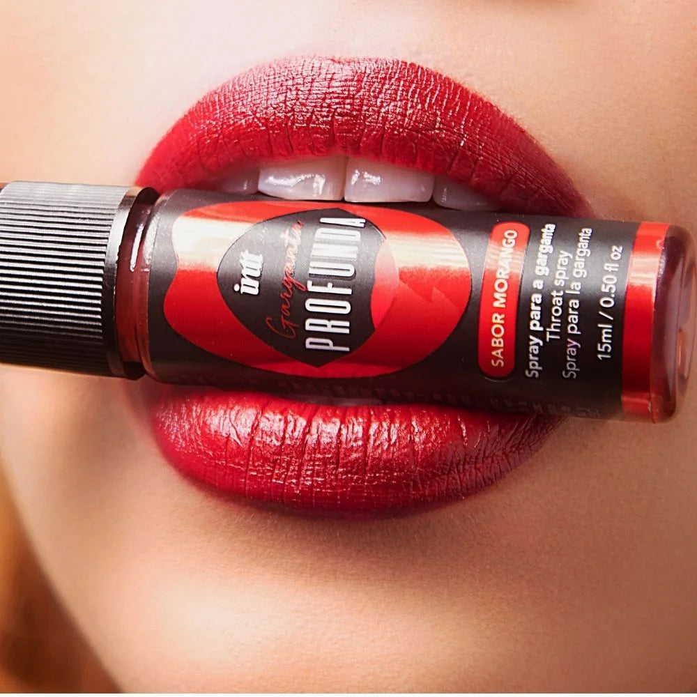 Garganta Profunda Com Aroma De Morango 15Ml