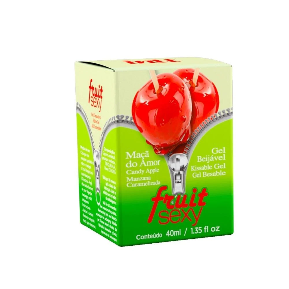 Fruit Sexy Maçã Do Amor Gel Beijável Com Efeito Quente 40G