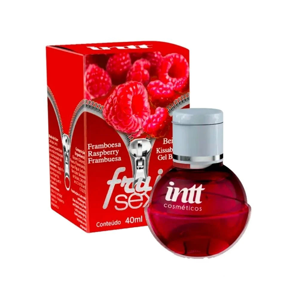 Fruit Sexy Framboesa Gel Beijável Com Efeito Quente 40G