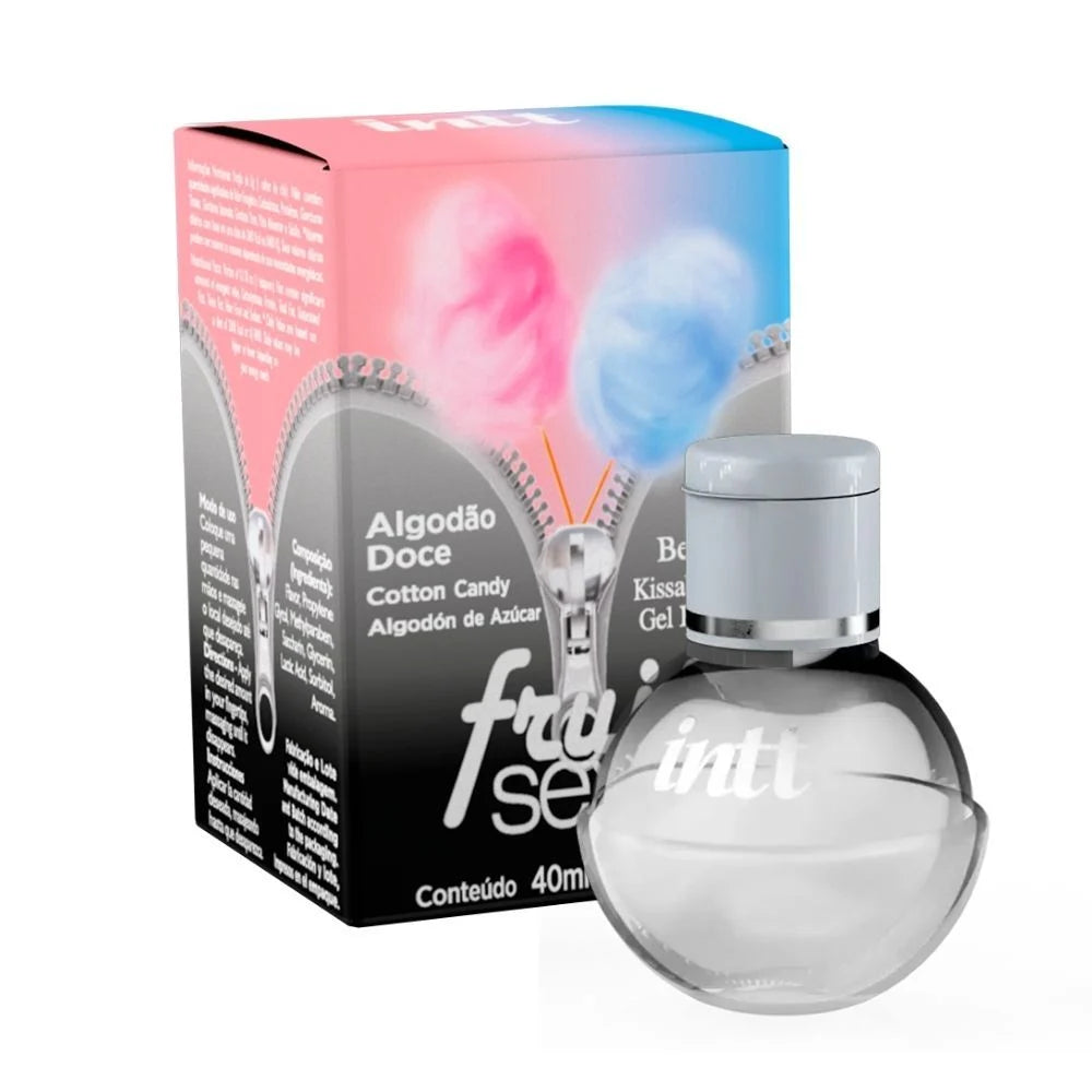 Fruit Sexy Gel Beijável Sabor Algodão Doce 40G