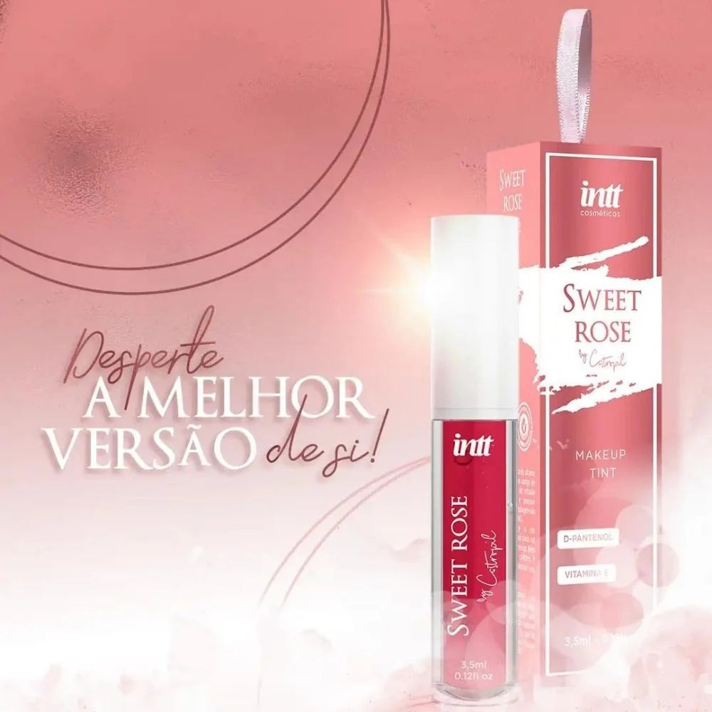 Sweet Rose Liptint Íntimo E Corporal Aroma De Frutas Vermelhas By Castropil 3,5Ml