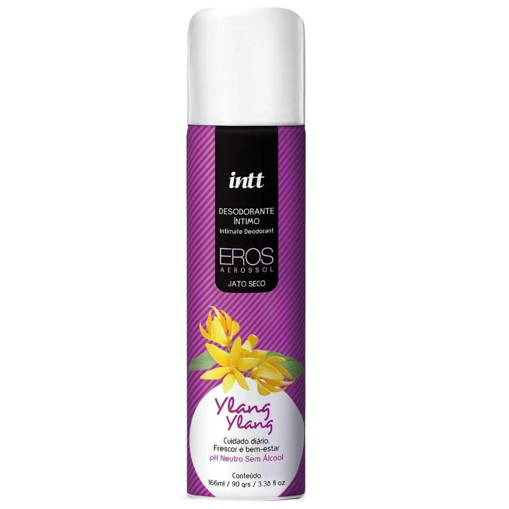 Desodorante Íntimo E Corporal Com Aroma De Ylang Ylang Íntimo Intt Eros 166Ml