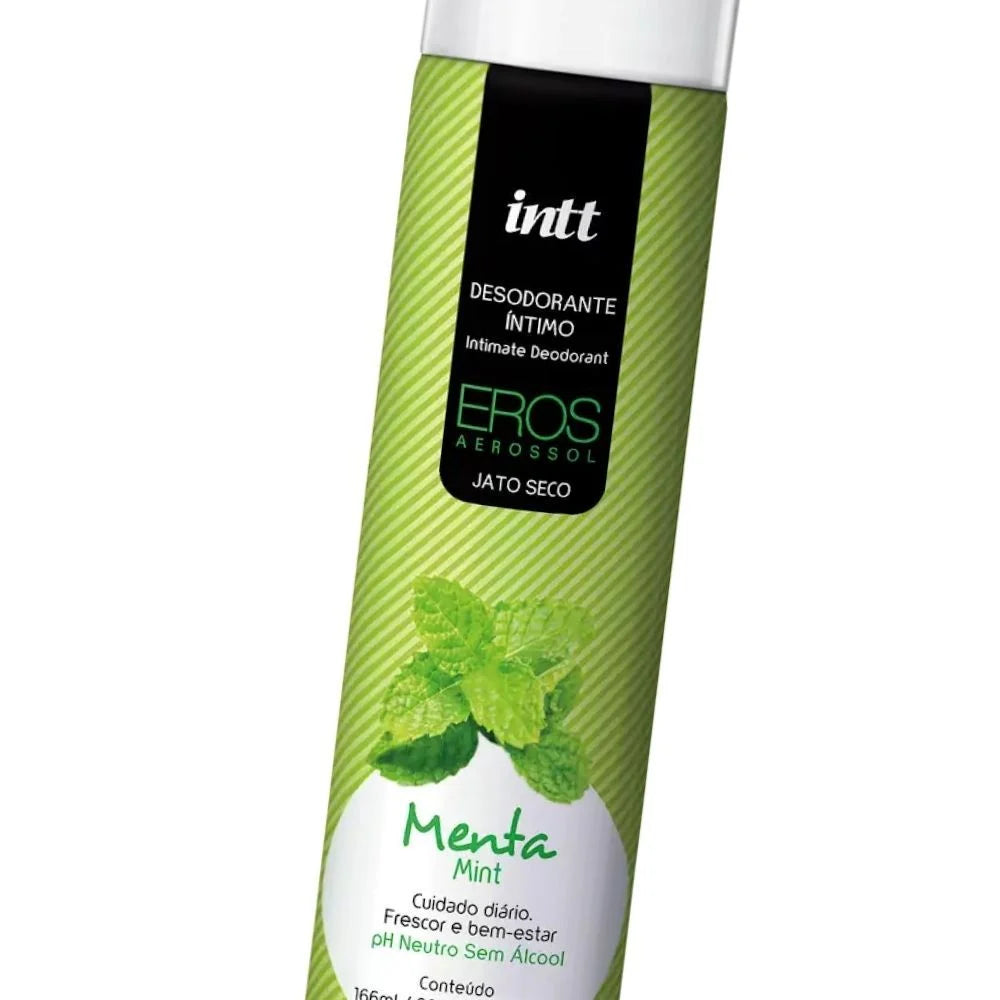 Desodorante Íntimo E Corporal Com Aroma De Menta Intt Eros 166Ml