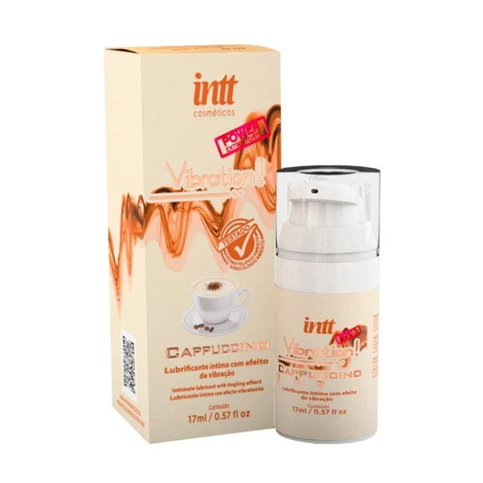 Vibration Power Cappuccino Gel Com Efeito De Vibração, Pulsação E Aquecimento 17Ml