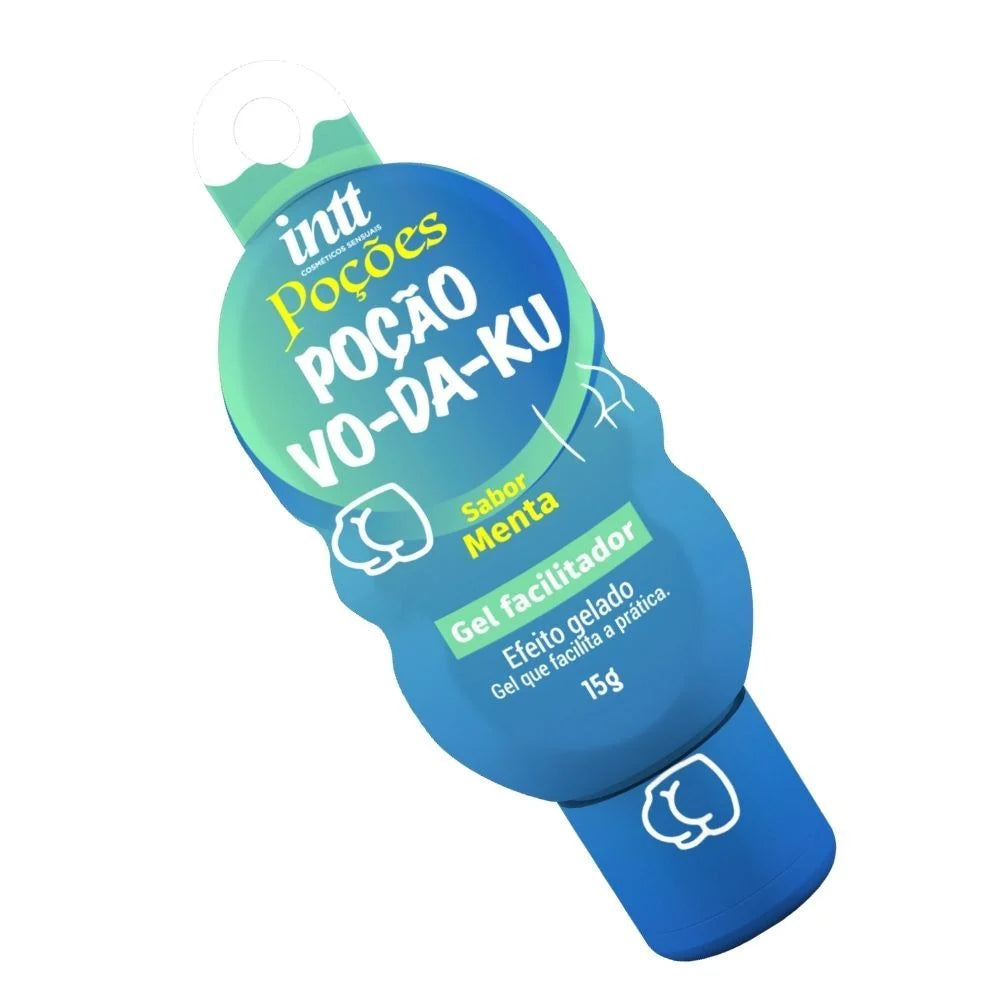 Poção Vo-Da-Ku Gel Facilitador Com Aroma De Menta 15G