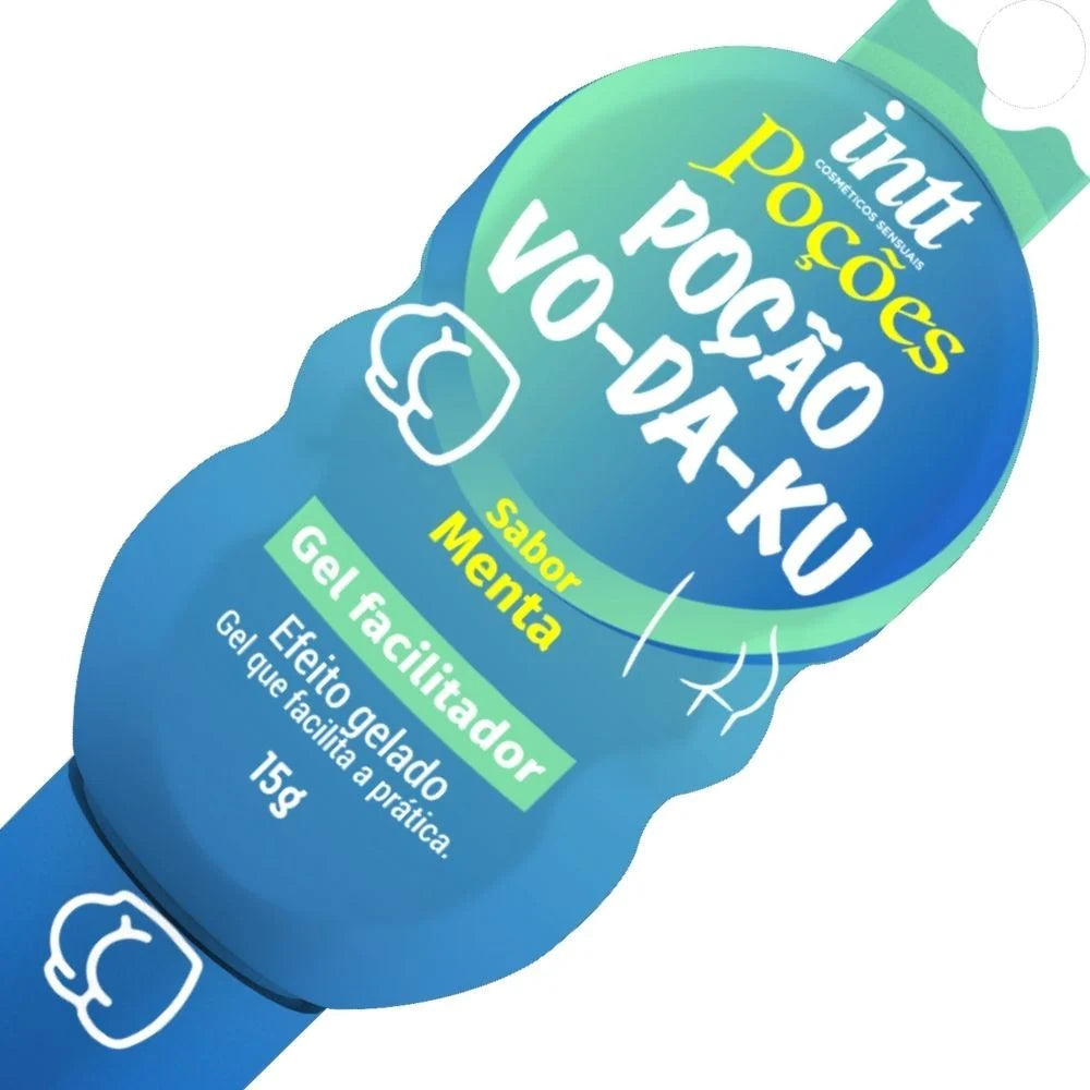 Poção Vo-Da-Ku Gel Facilitador Com Aroma De Menta 15G