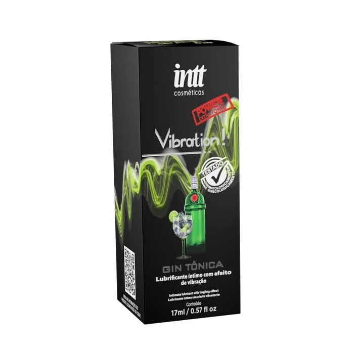 Vibration Power Gin Tônica Gel Com Efeito De Vibração, Pulsação E Aquecimento 17Ml