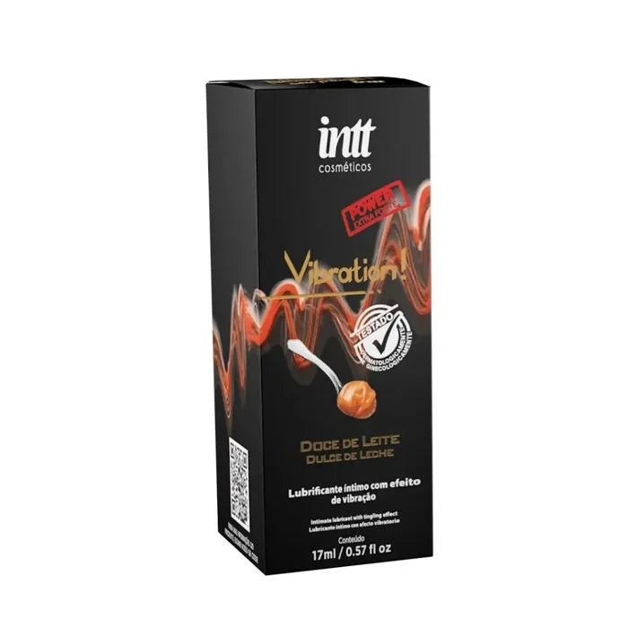 Vibration Power Doce De Leite Gel Com Efeito De Vibração, Pulsação E Aquecimento 17Ml