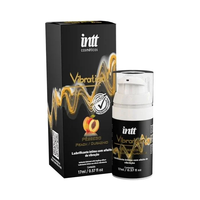 Vibration Pêssego Gel Com Efeito De Vibração, Pulsação E Aquecimento 17Ml