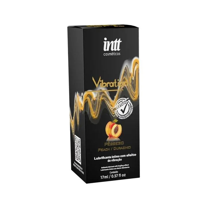 Vibration Pêssego Gel Com Efeito De Vibração, Pulsação E Aquecimento 17Ml