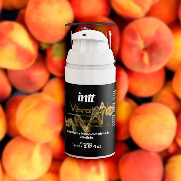 Vibration Pêssego Gel Com Efeito De Vibração, Pulsação E Aquecimento 17Ml