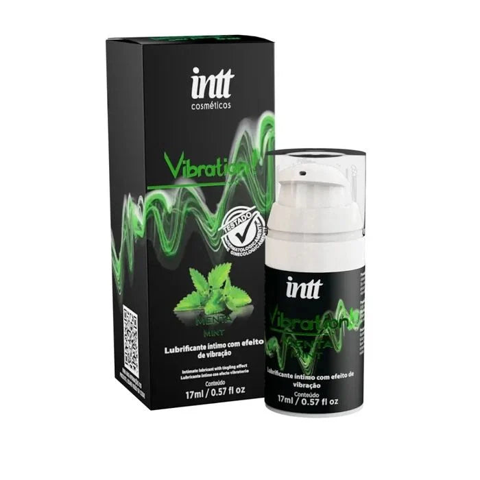 Vibration Menta Gel Com Efeito De Vibração, Pulsação E Aquecimento 17Ml