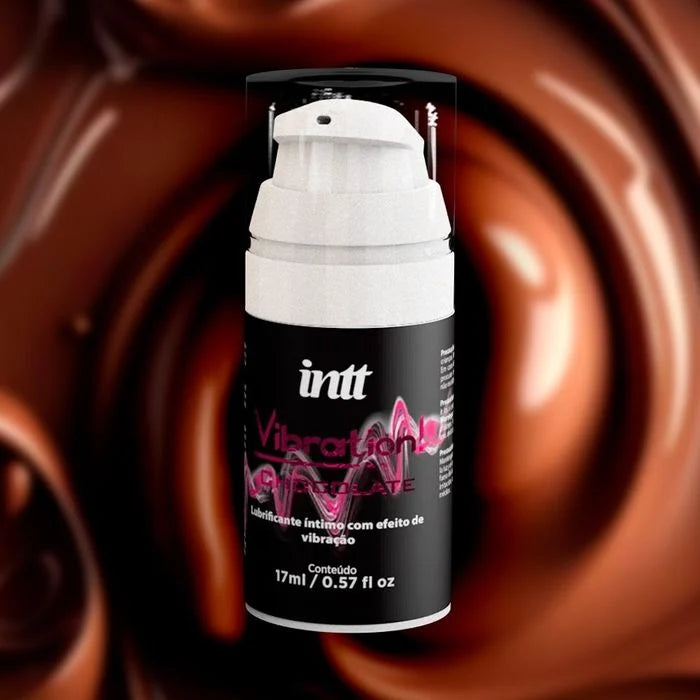 Vibration Chocolate Gel Com Efeito De Vibração, Pulsação E Aquecimento 17Ml