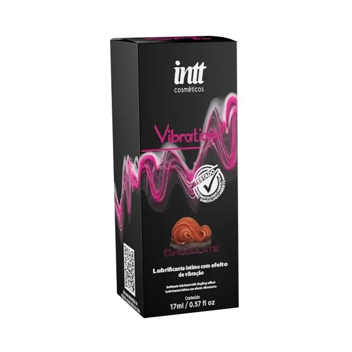 Vibration Chocolate Gel Com Efeito De Vibração, Pulsação E Aquecimento 17Ml