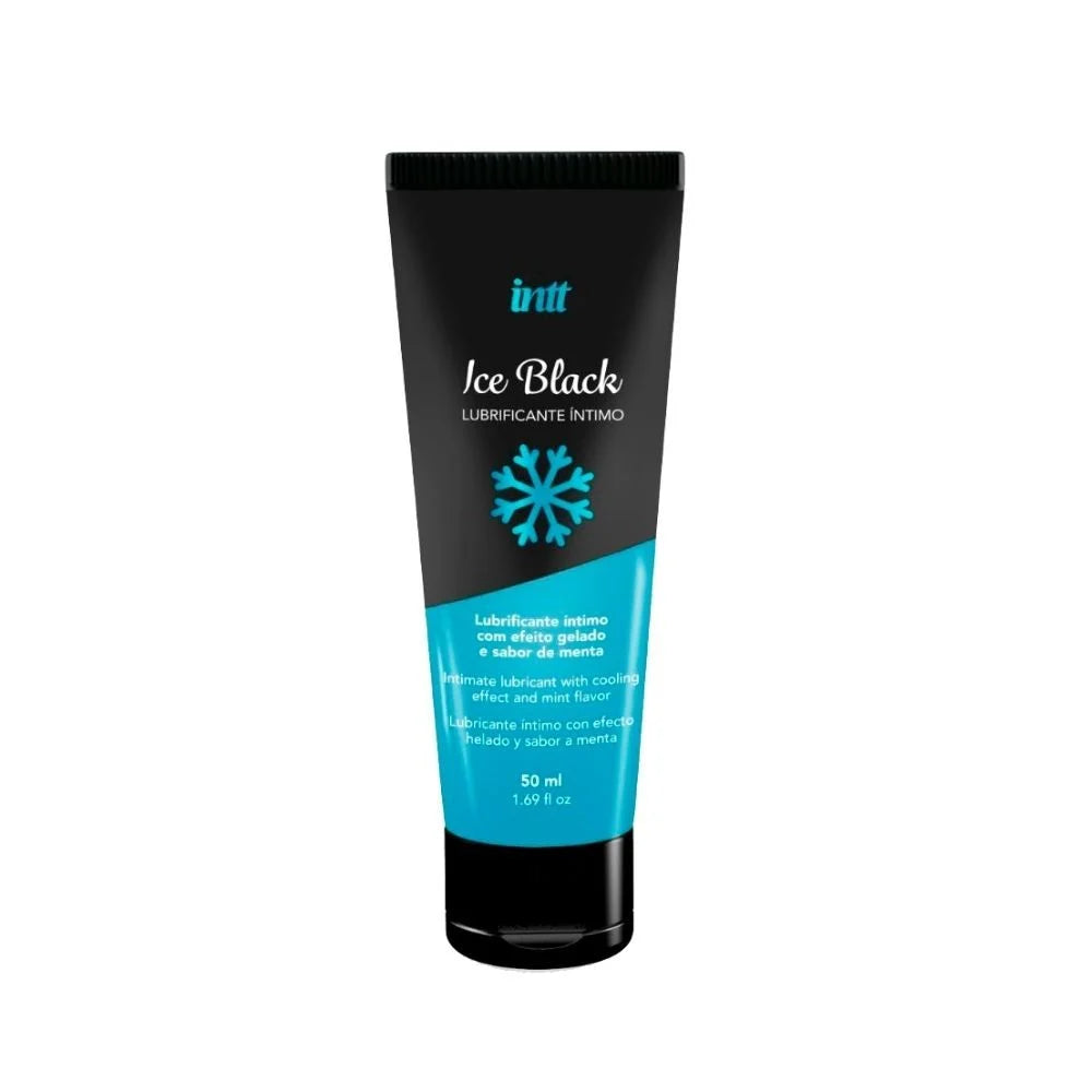 Ice Black Lubrificante À Base De Água Sabor De Menta E Efeito Gelado 50Ml