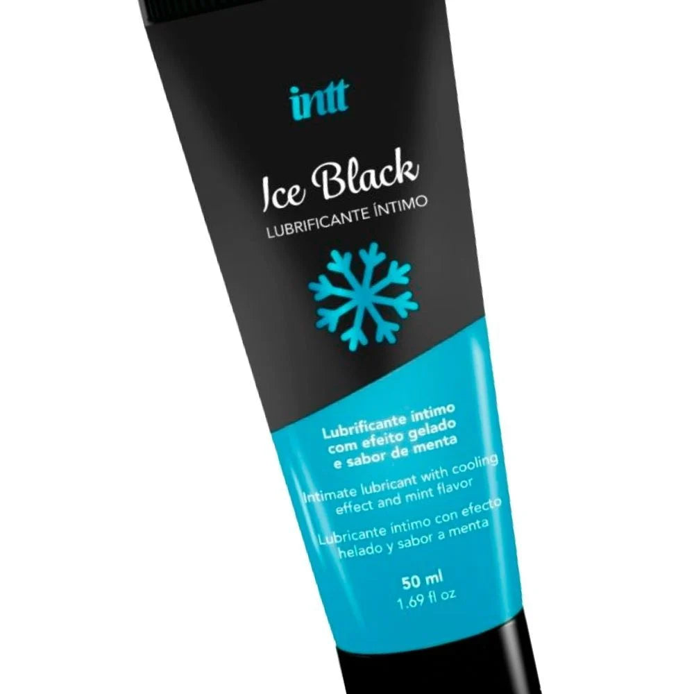 Ice Black Lubrificante À Base De Água Sabor De Menta E Efeito Gelado 50Ml
