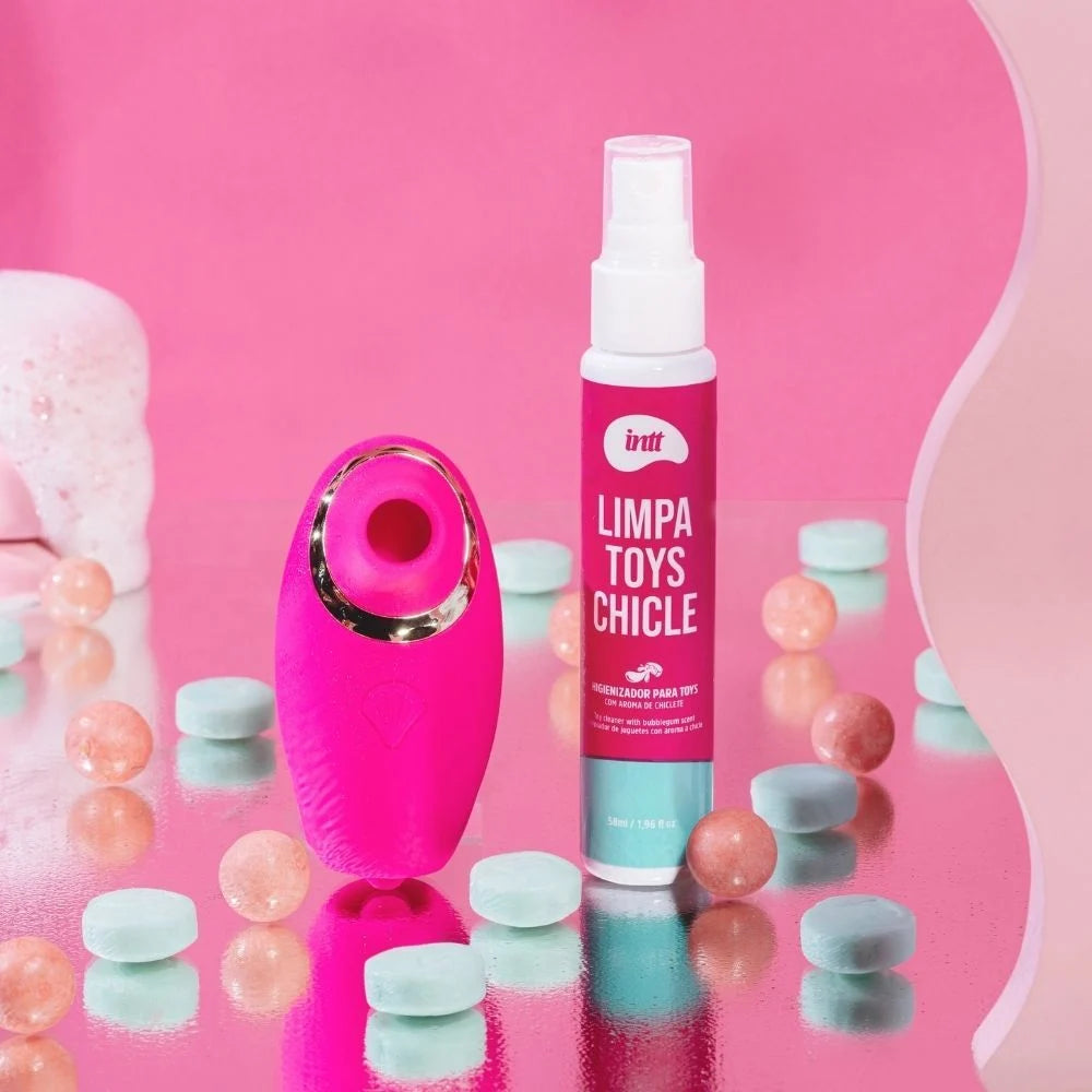 Limpa Toys Chicle Higienizador De Vibradores Com Aroma De Chiclete 58Ml
