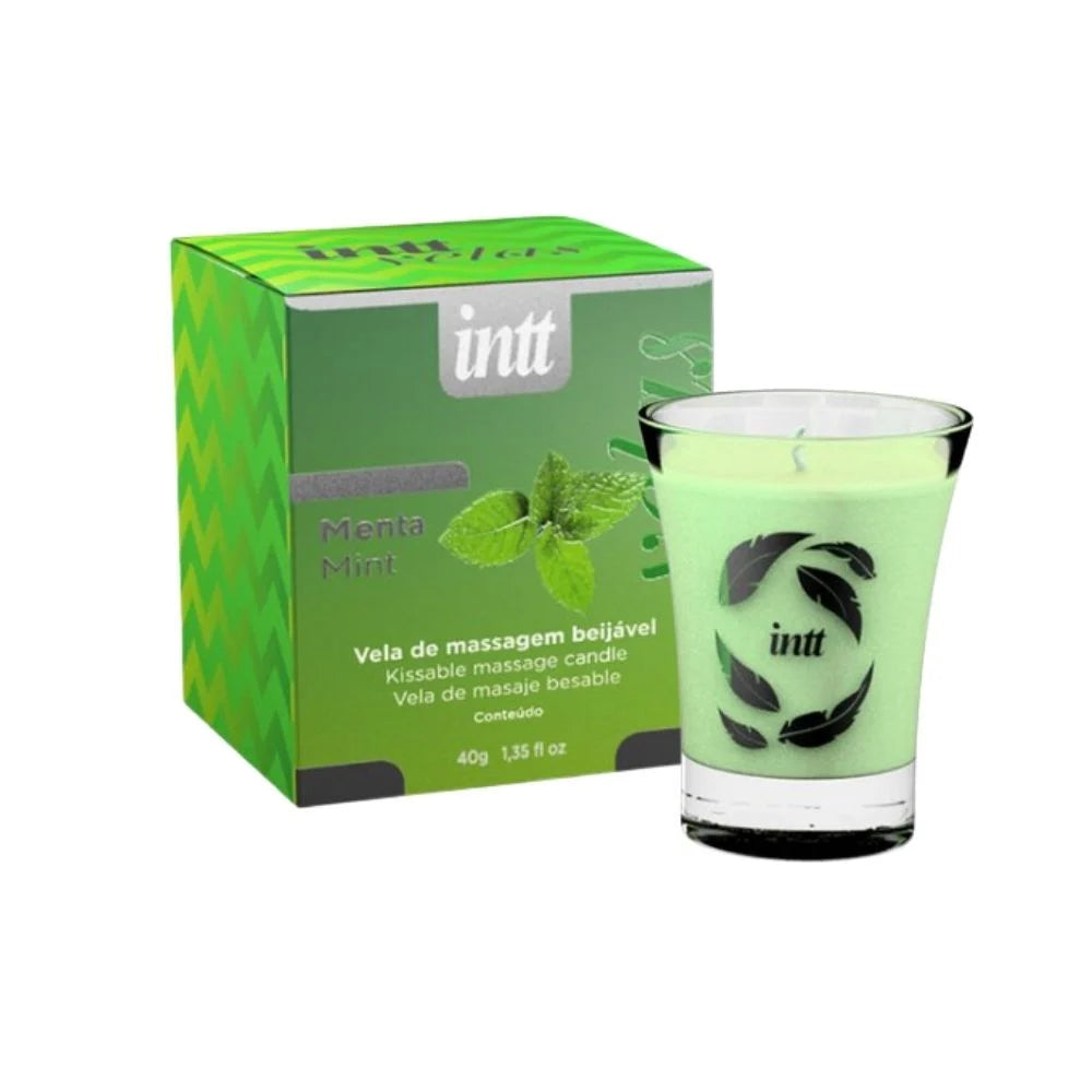 Vela De Massagem Beijável Menta 40G