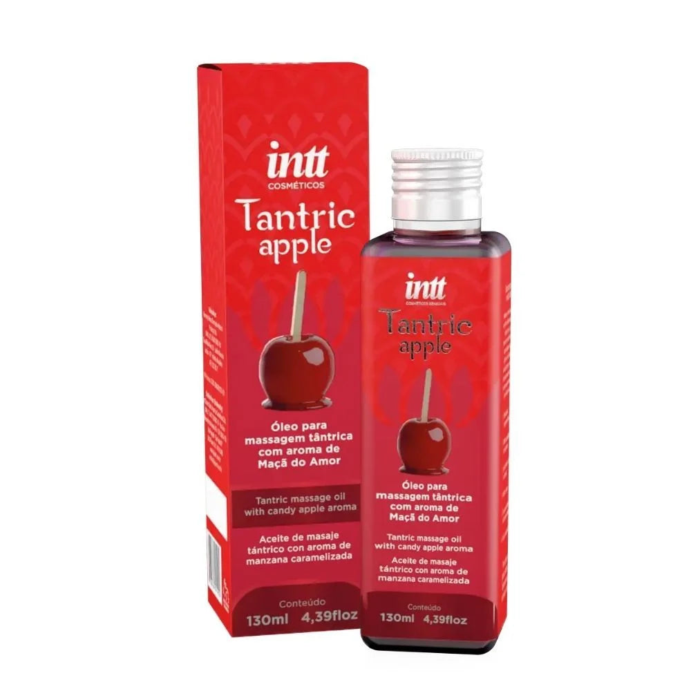 Tantric Apple Óleo De Massagem E Hidratação Com Aroma De Maçã Do Amor 130Ml