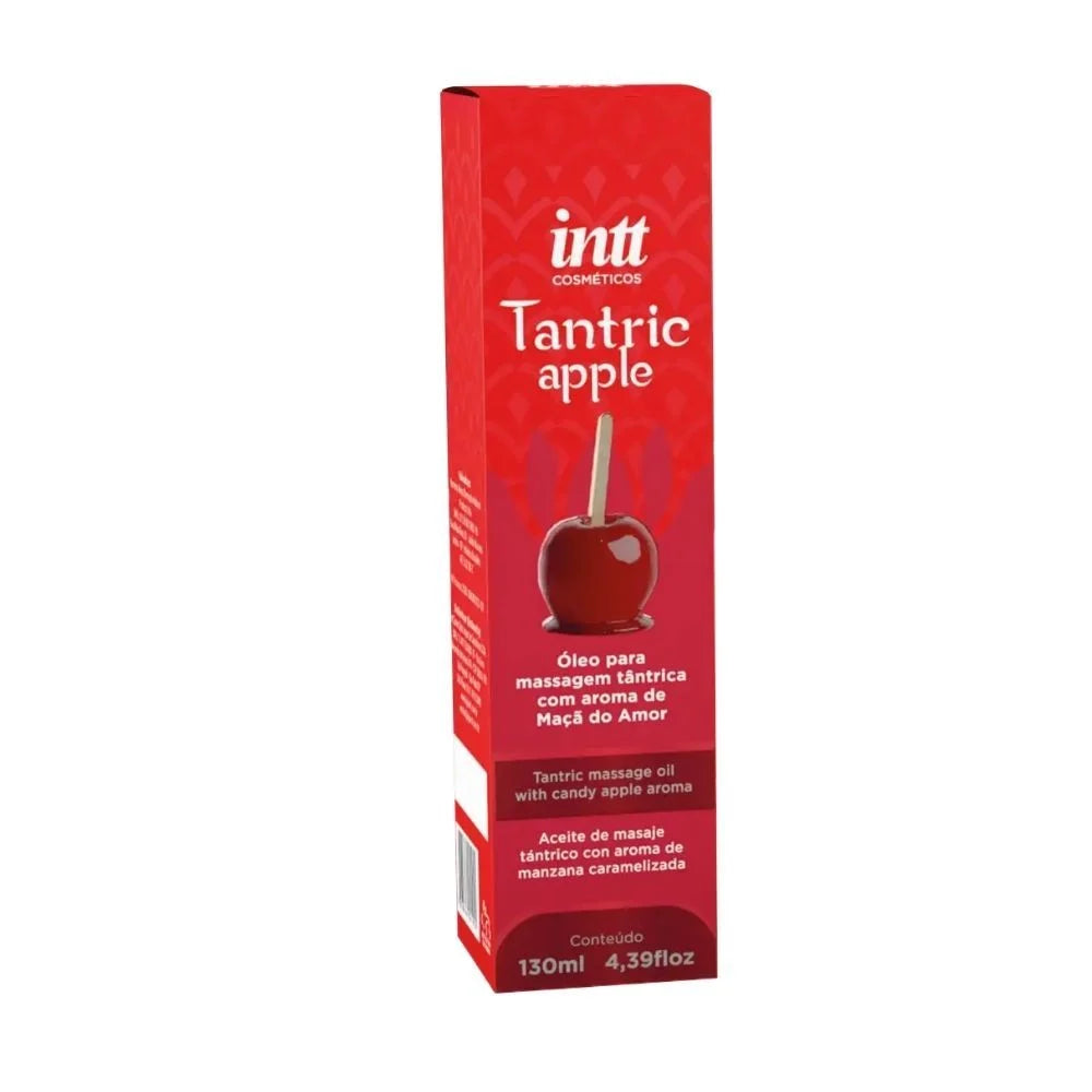 Tantric Apple Óleo De Massagem E Hidratação Com Aroma De Maçã Do Amor 130Ml