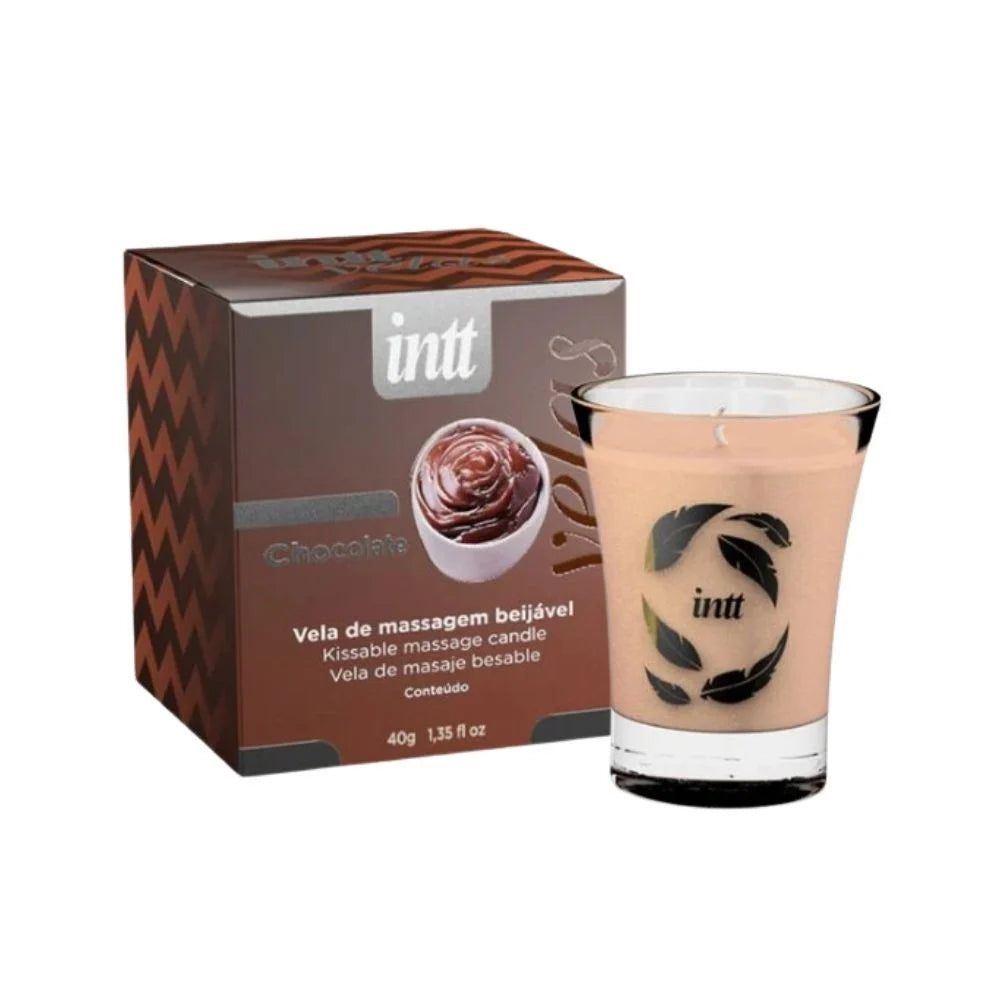 Vela De Massagem Beijável Chocolate 40G