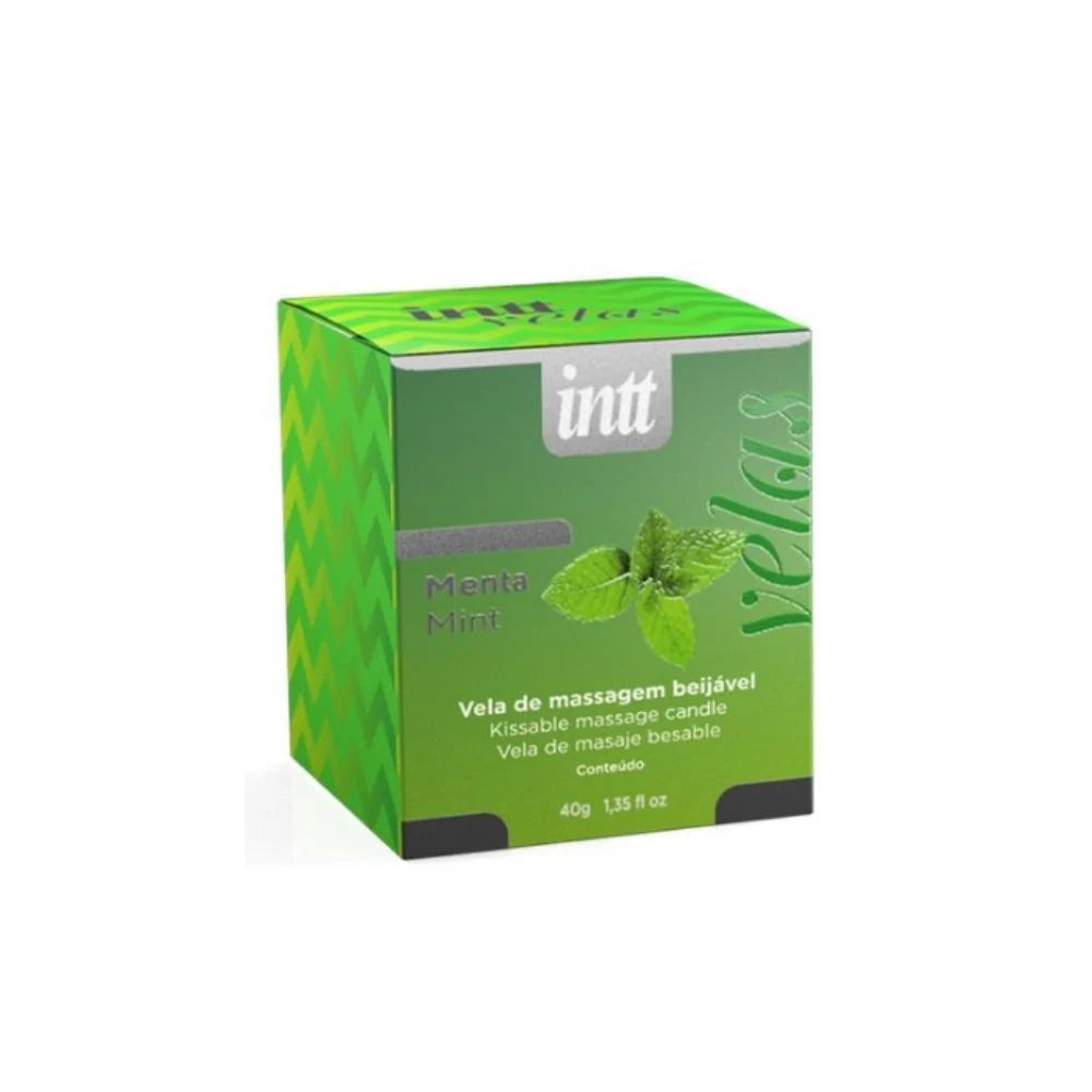 Vela De Massagem Beijável Menta 40G