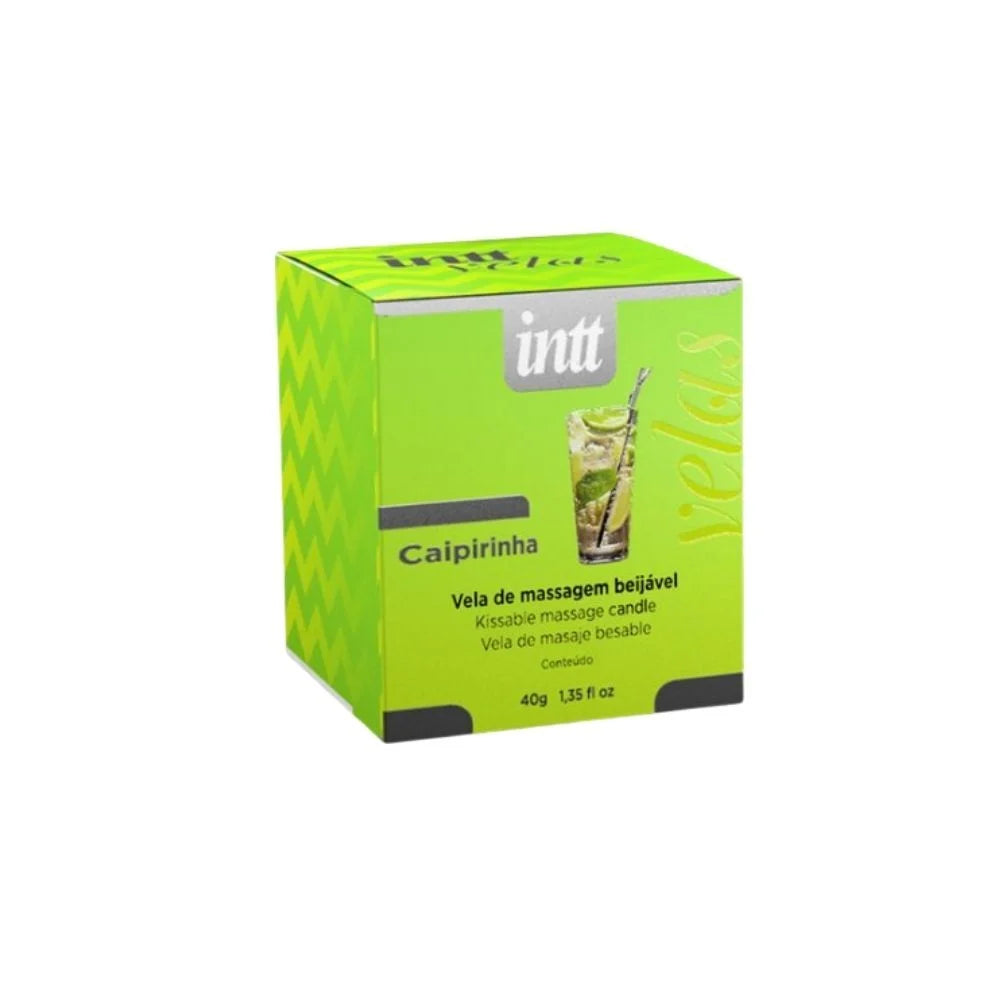 Vela De Massagem Beijável Sabor Caipirinha 40G
