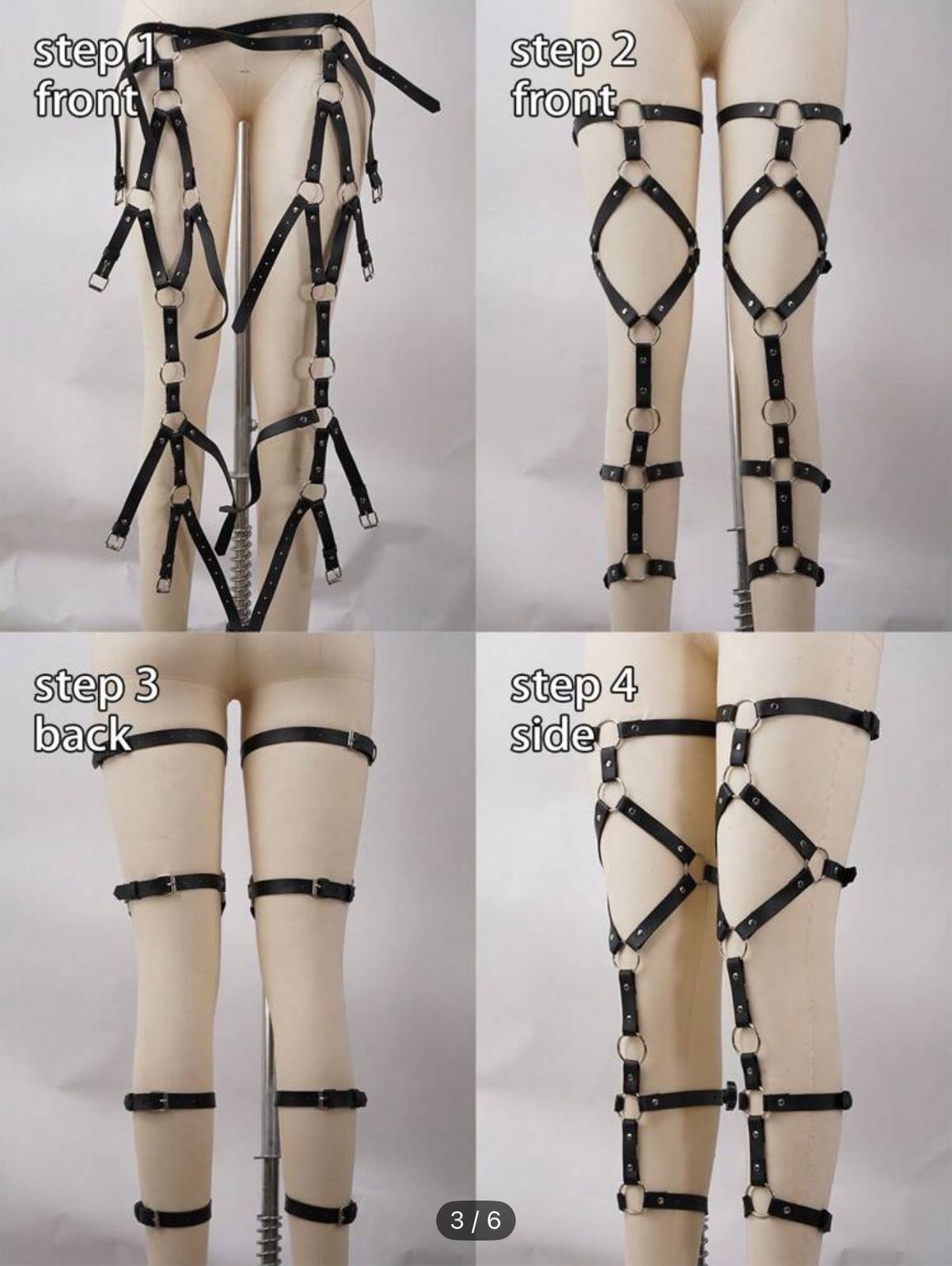 Acessório Sensual Ajustável para pernas