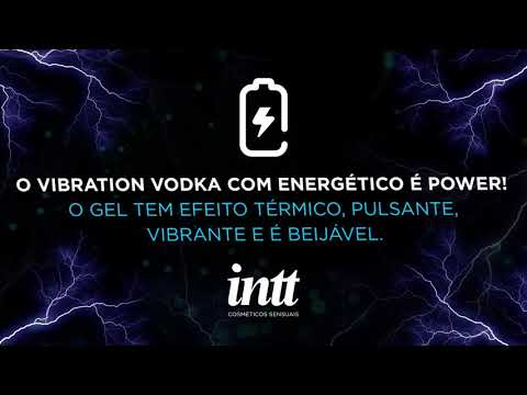 Vibration Power Vodka Com Energético Gel Com Efeito De Vibração, Pulsação E Aquecimento 17Ml
